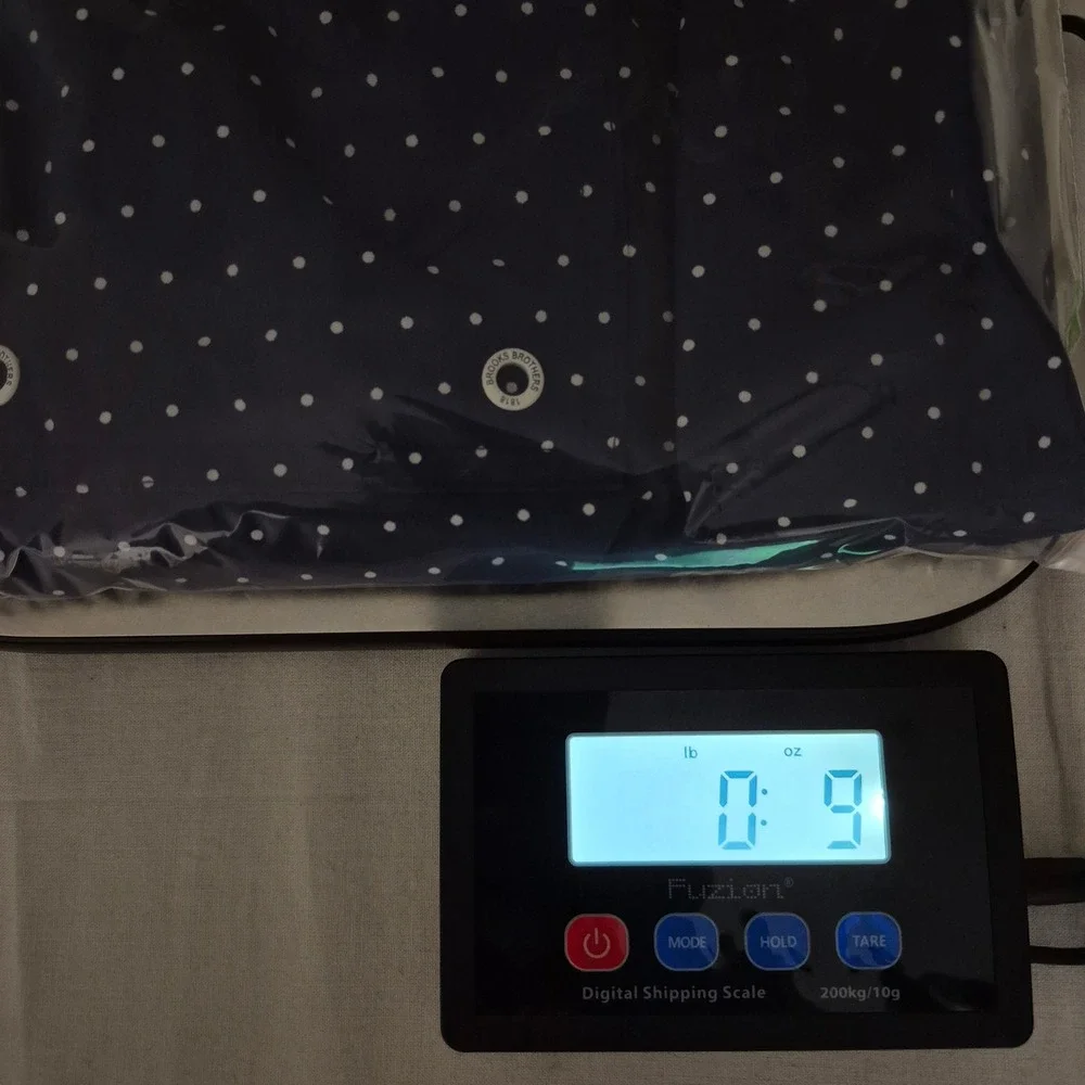 Brooks Brothers Mens XXL Navy Blue Polka Dot Swim Trunks Mesh Lined Board Shorts